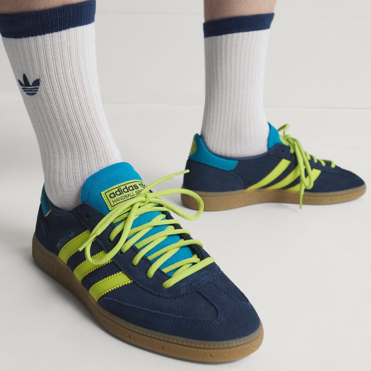 Adidas Men's Colombia Handball Spezial Shoes - Blue / None / None - Image 8
