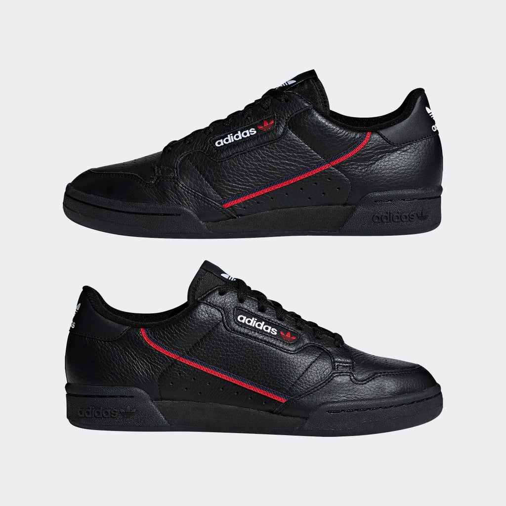 Adidas Women's Continental 80 Shoes - Core Black / Scarlet / Collegiate Navy - Image 8