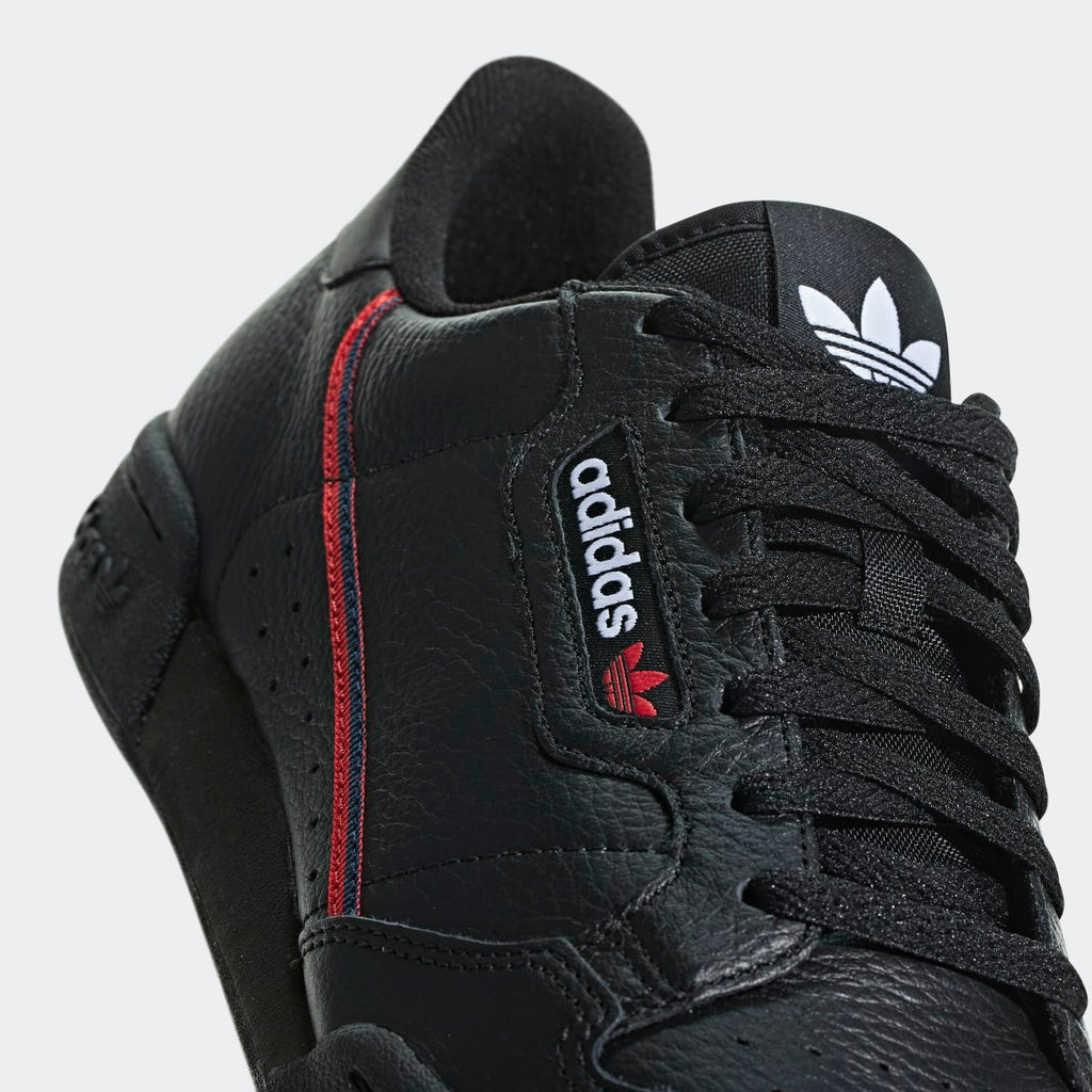 Adidas Men's Continental 80 Shoes - Core Black / Scarlet / Collegiate Navy - Image 9