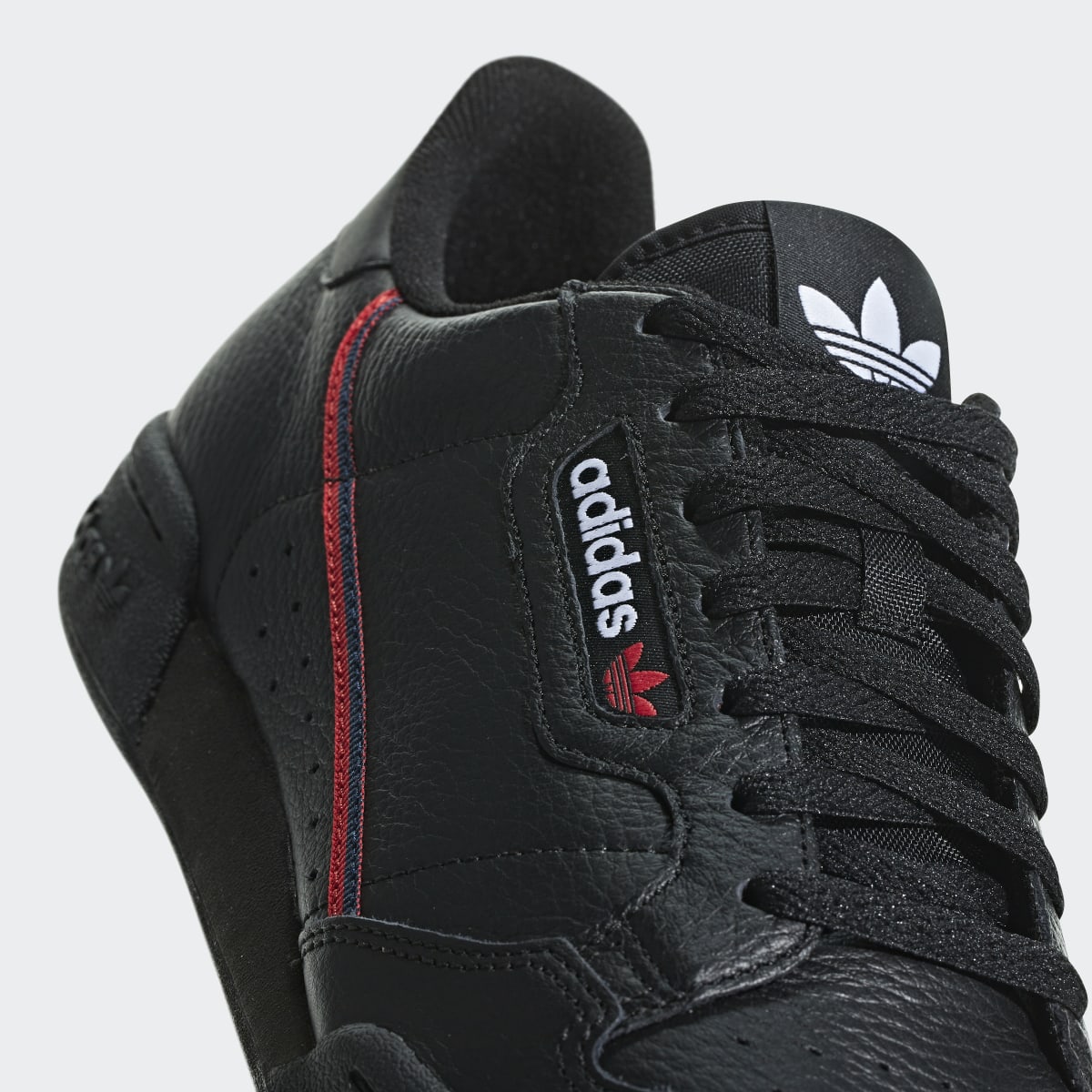 Adidas Women's Continental 80 Shoes - Core Black / Scarlet / Collegiate Navy - Image 9