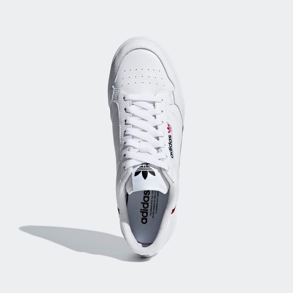 Adidas Women's Continental 80 Shoes - Cloud White / Scarlet / Collegiate Navy - Image 2