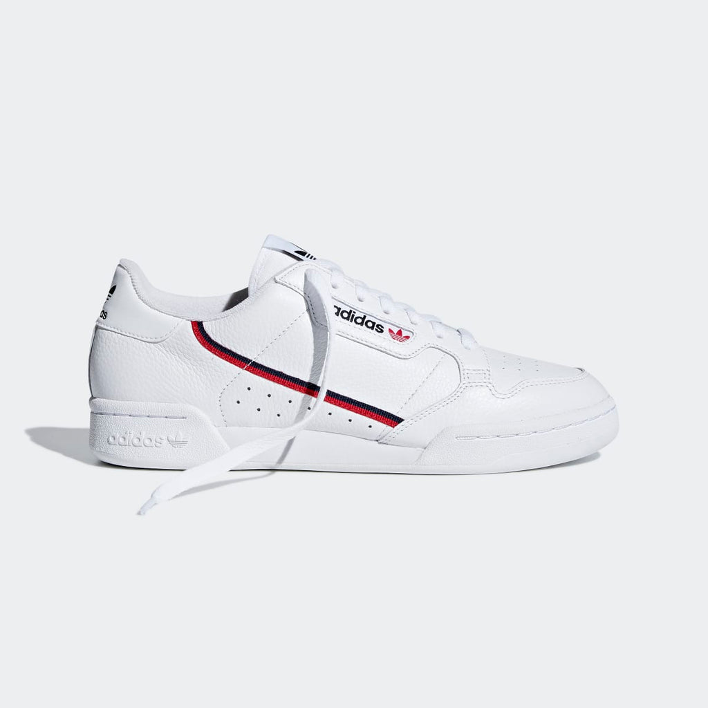 Adidas Men's Continental 80 Shoes - Cloud White / Scarlet / Collegiate Navy - Image 7