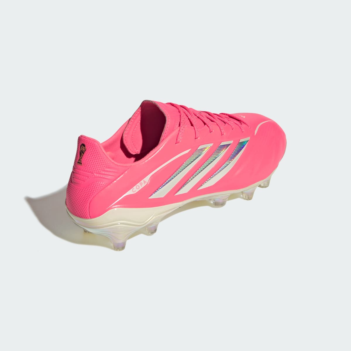 Adidas Men's Copa Pure IV Elite Firm Ground Soccer Cleats - Solar Turbo / Ivory / Core Black - Image 6