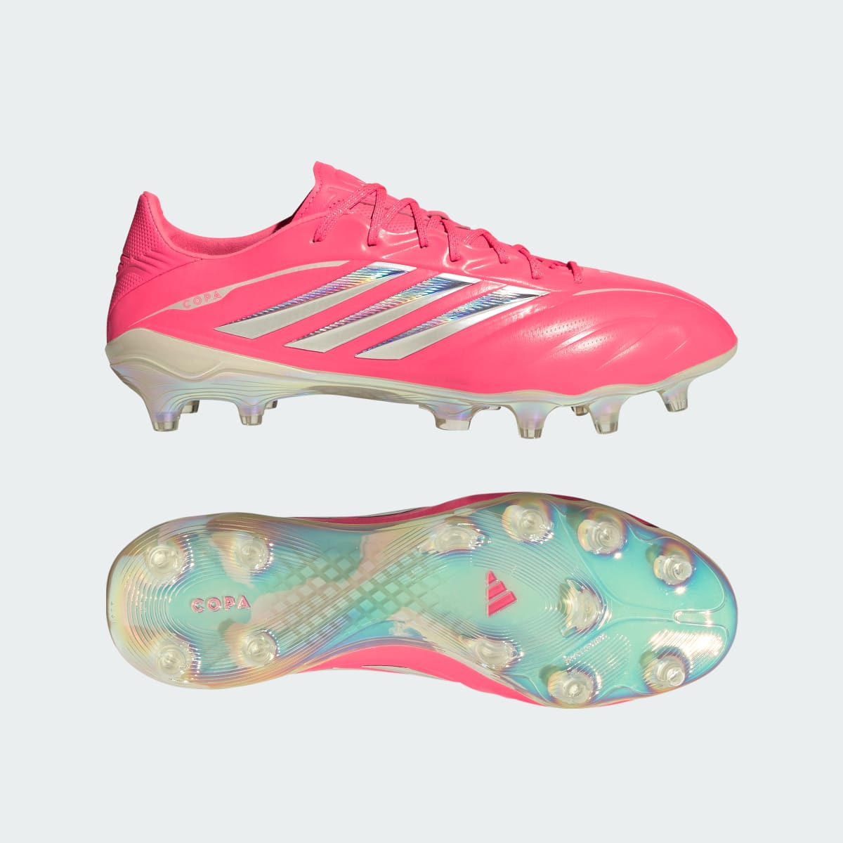Adidas Men's Copa Pure IV Elite Firm Ground Soccer Cleats - Solar Turbo / Ivory / Core Black - Image 1