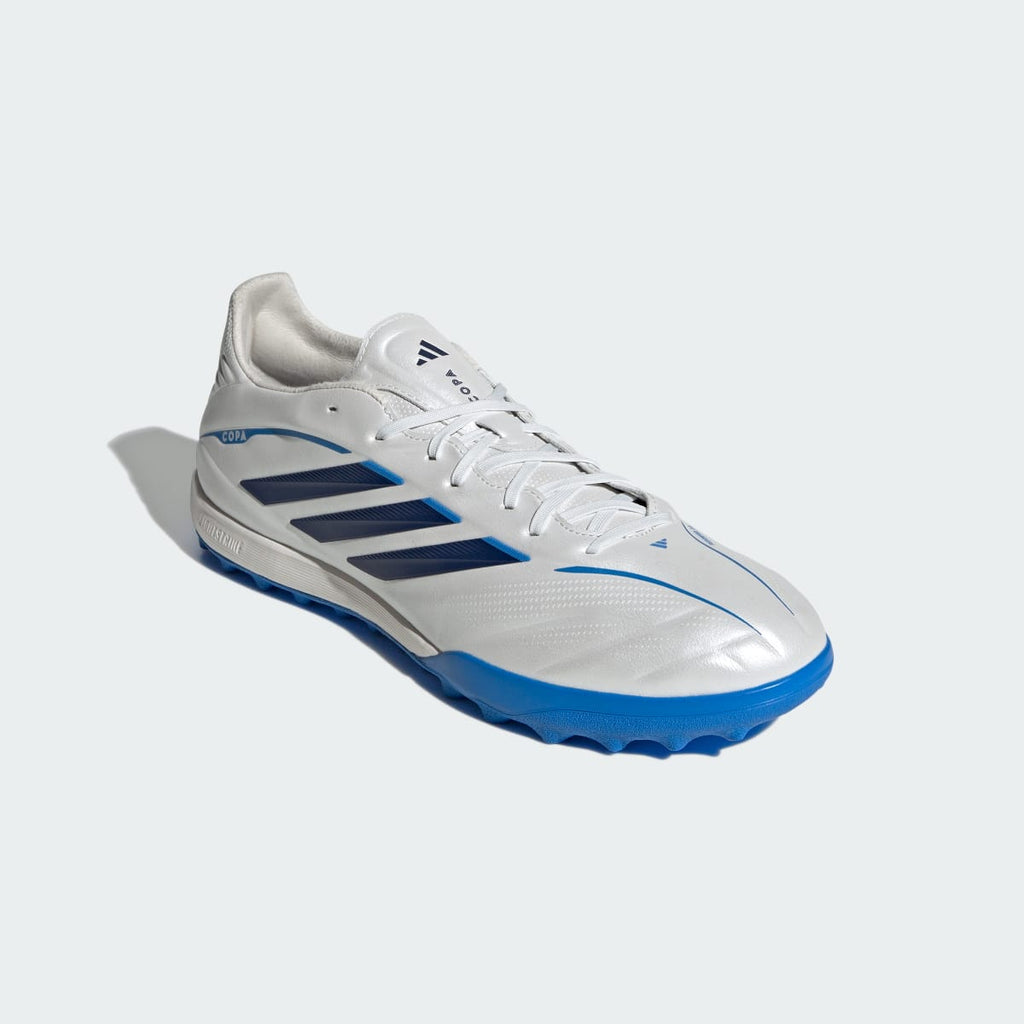 Adidas Women's Copa Pure IV Pro Turf Soccer Shoes - Zero Metalic / Dark Blue / Lucid Ray Blue - Image 5