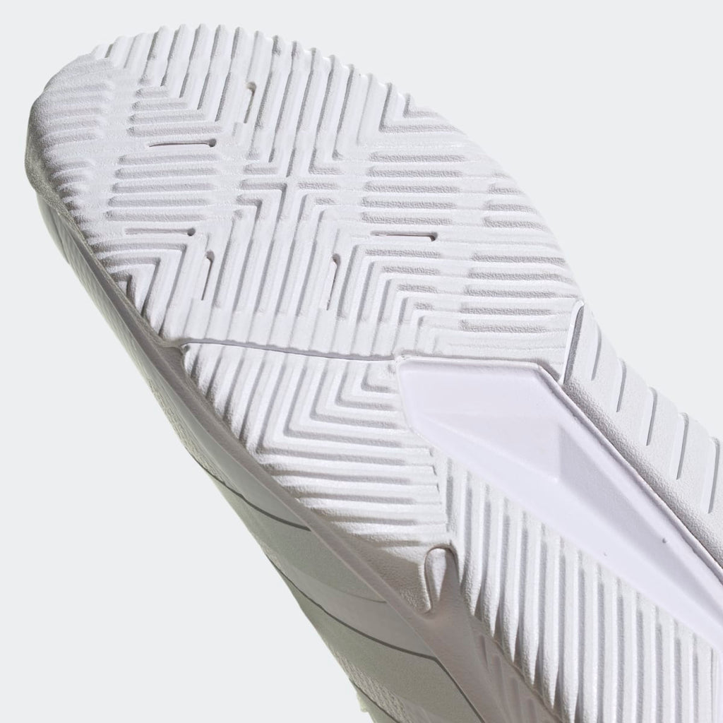 Adidas Women's Court Team Bounce 2.0 Shoes - Cloud White / Silver Metallic / Grey One - Image 8