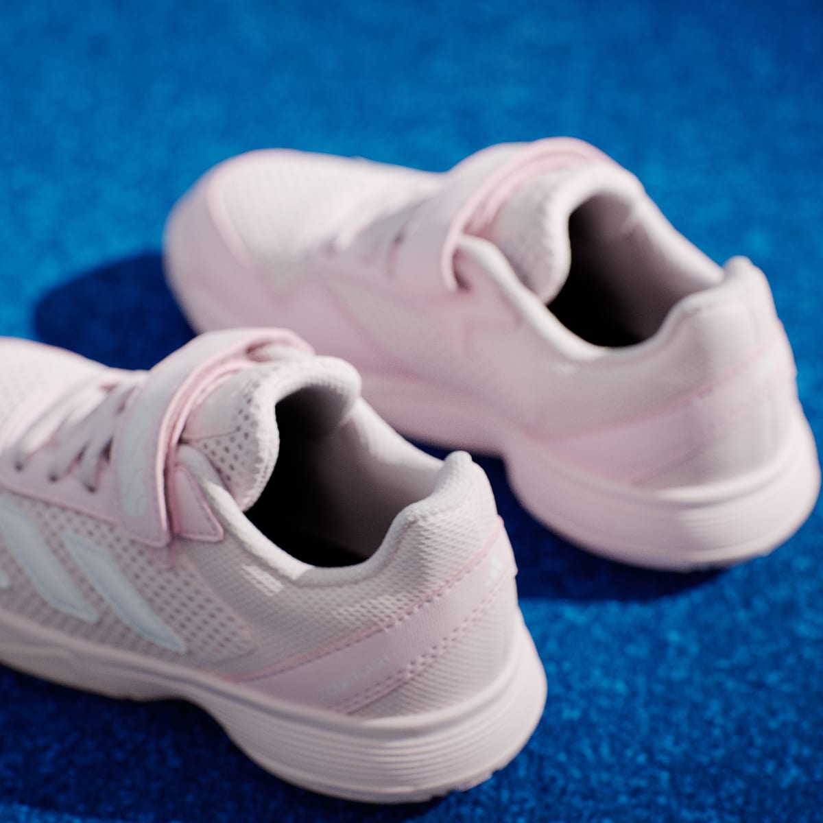 Adidas Kids' Courtflash Hook-and-Loop Tennis Shoes Kids - Distilled Pink / Cloud White / Distilled Pink - Image 9