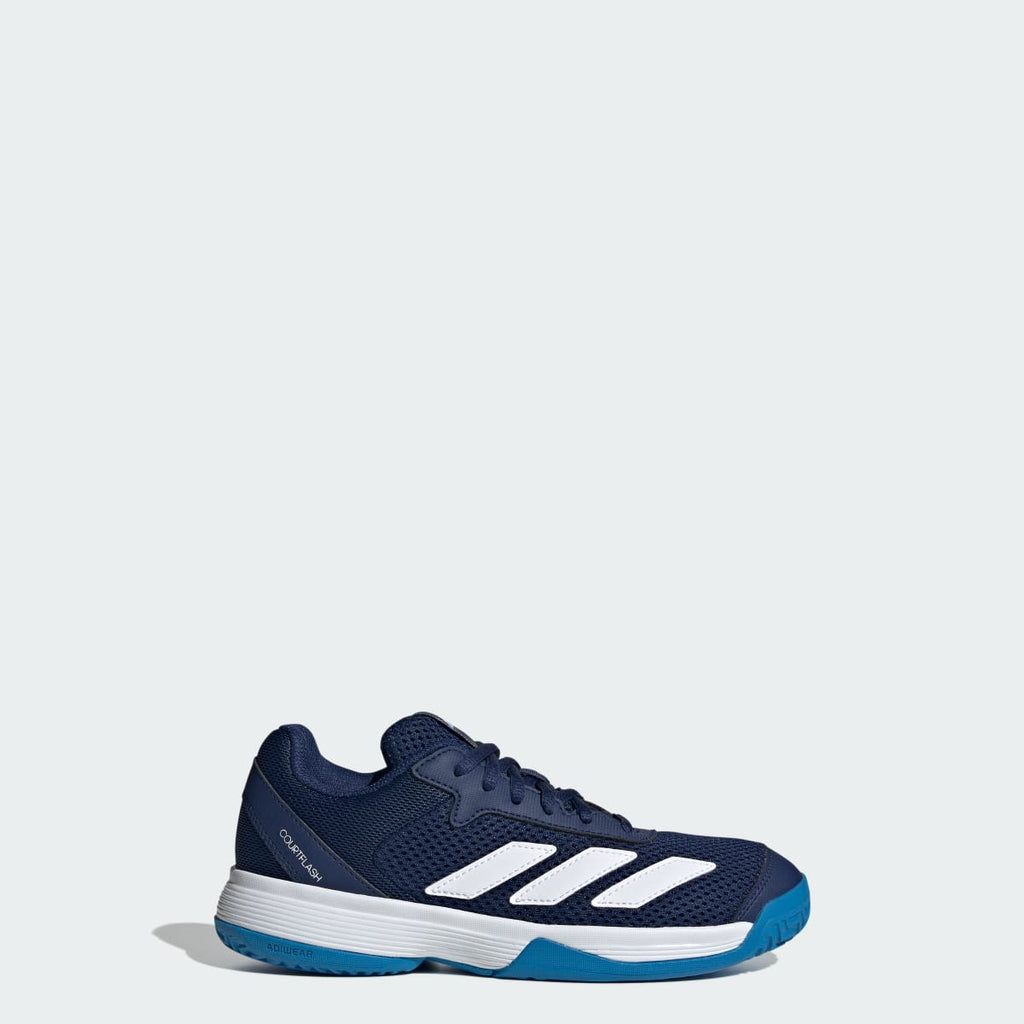 Adidas Kids' Courtflash Tennis Shoes Kids - Dark Blue / Cloud White / Bright Blue - Image 1
