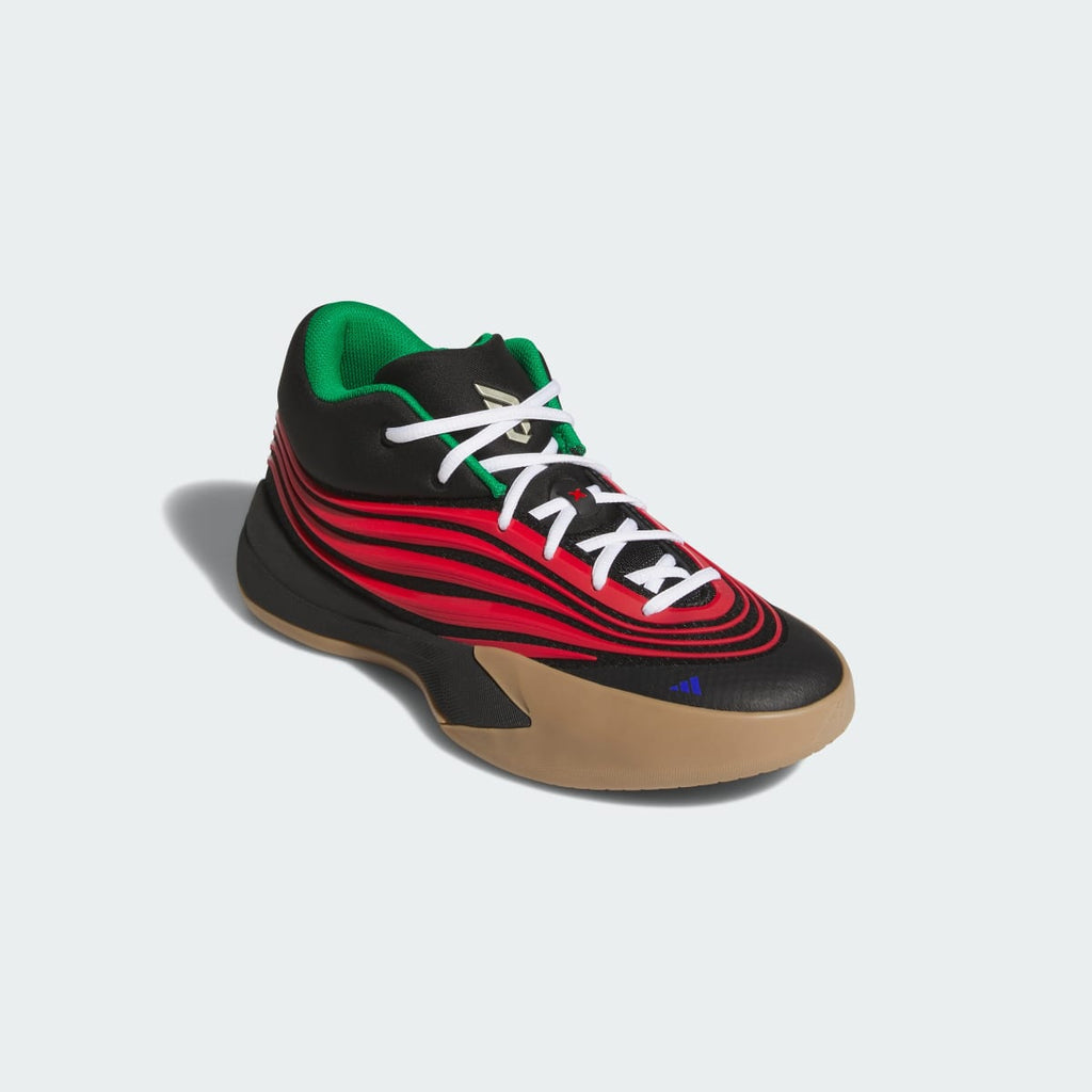 Adidas Women's DAME X Shoes - Core Black / Pure Ruby / Gum - Image 4
