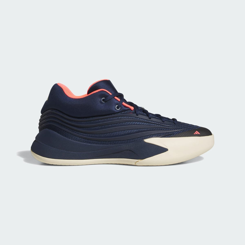 Adidas Men's DAME X Shoes - Night Indigo / Warm Vanilla / Solar Turbo - Image 1