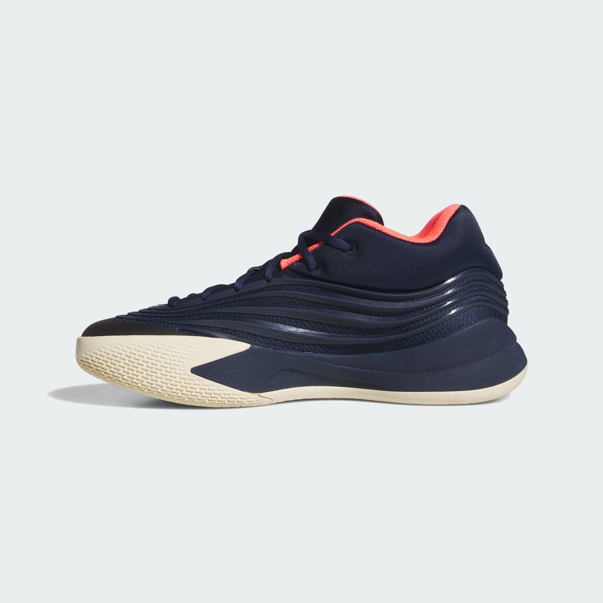 Adidas Men's DAME X Shoes - Night Indigo / Warm Vanilla / Solar Turbo - Image 6
