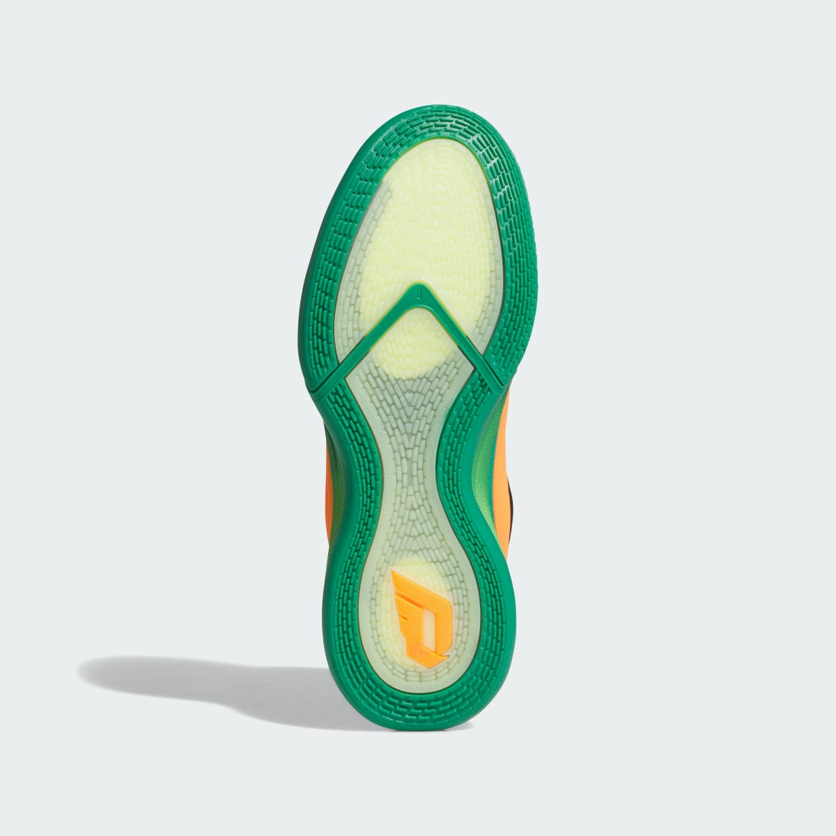 Adidas Men's DAME X Shoes - Court Green / Lucid Orange / Frozen Lemon - Image 3