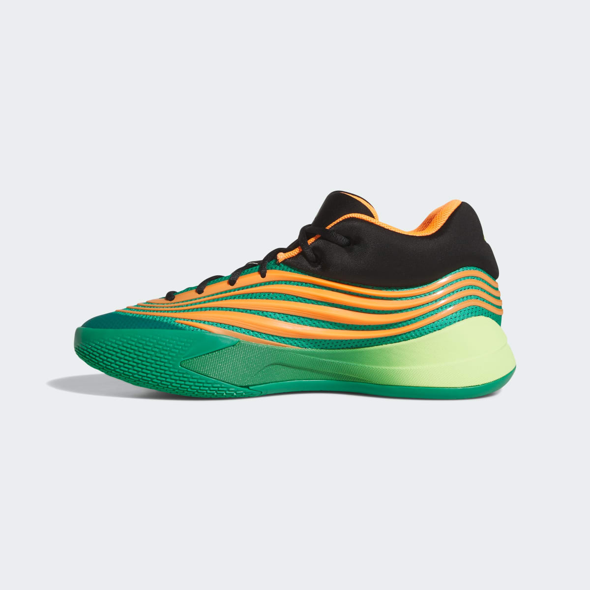 Adidas Men's DAME X Shoes - Court Green / Lucid Orange / Frozen Lemon - Image 6