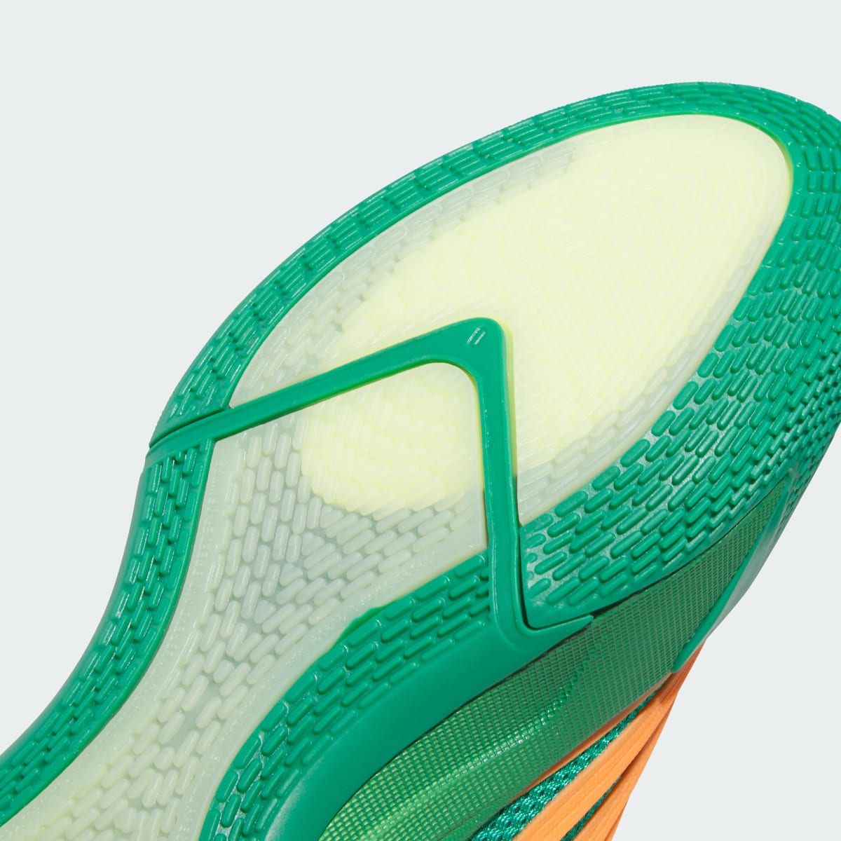Adidas Men's DAME X Shoes - Court Green / Lucid Orange / Frozen Lemon - Image 10