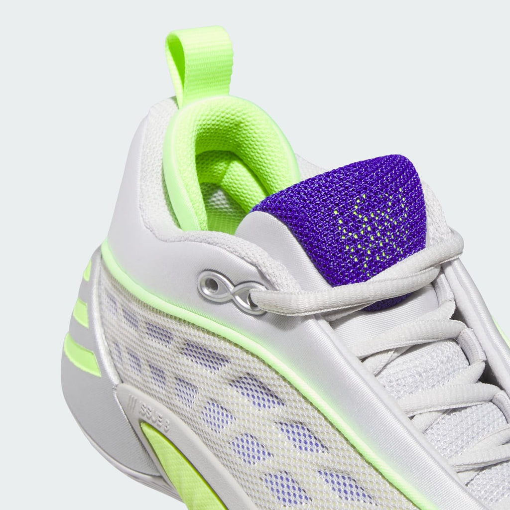 Adidas Kids' DON ISSUE 8 Shoes - Silver Metallic / Lucid Lemon / Dash Grey - Image 8