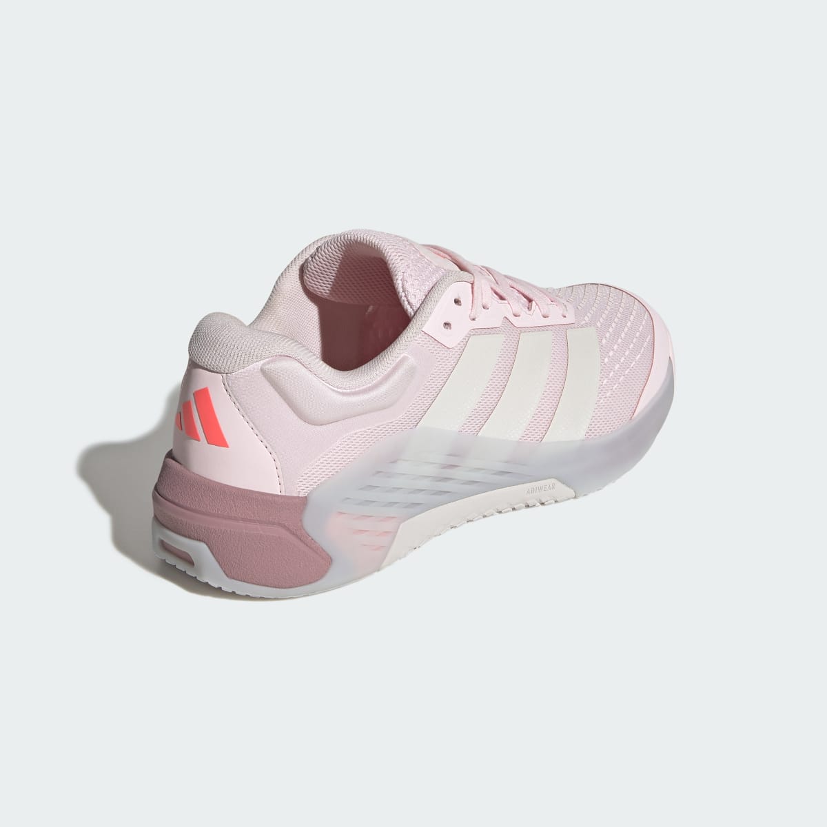 Adidas Women's Dropset 4 Power Training Shoes - Distilled Pink / Zero Metalic / Solar Turbo - Image 5
