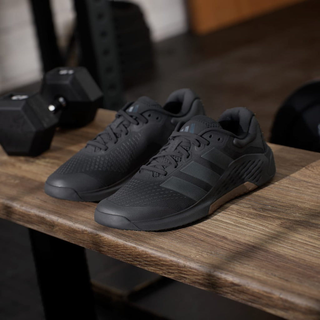 Adidas Men's Dropset 4 Training Shoes - Core Black / Grey Five / Core Black - Image 5