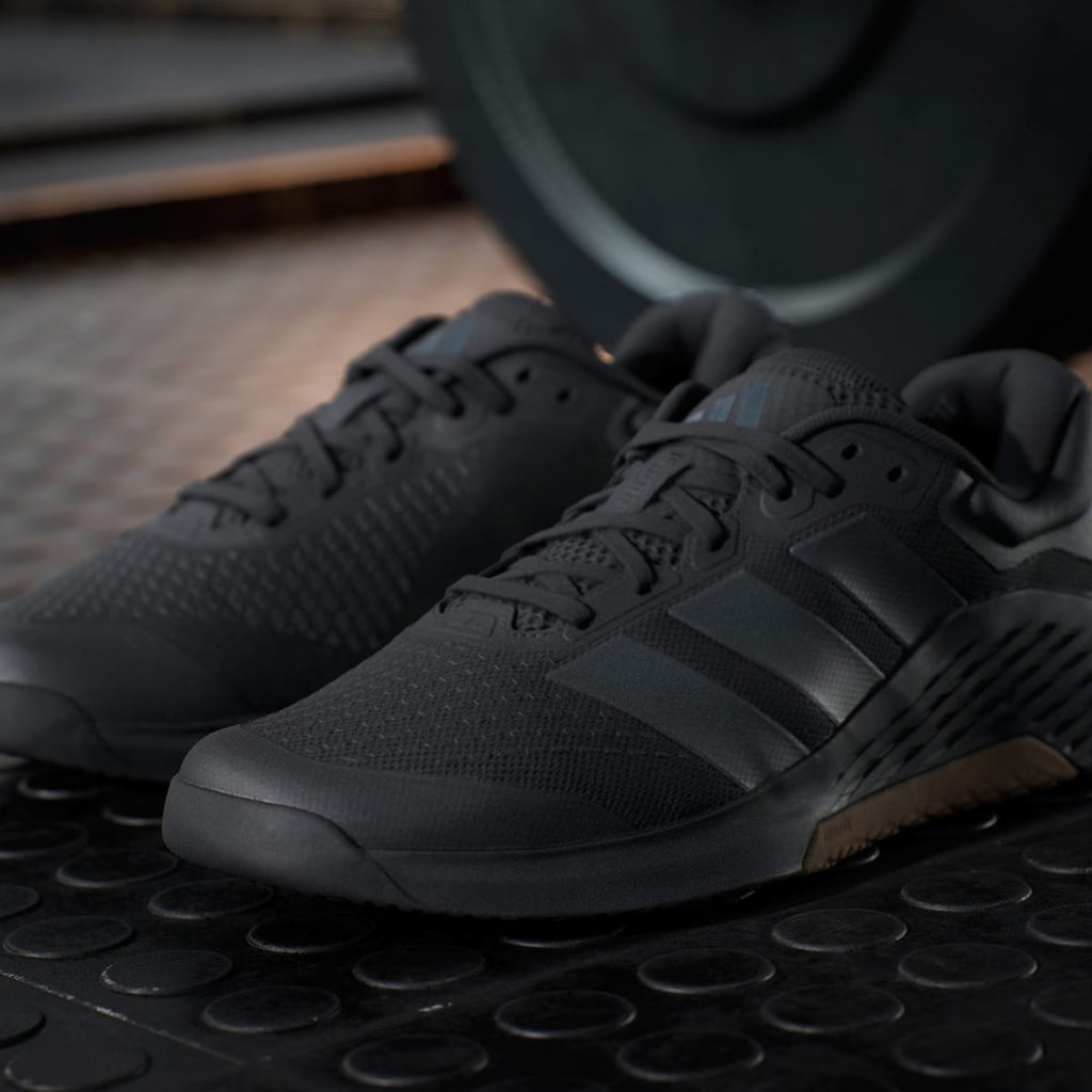 Adidas Men's Dropset 4 Training Shoes - Core Black / Grey Five / Core Black - Image 9