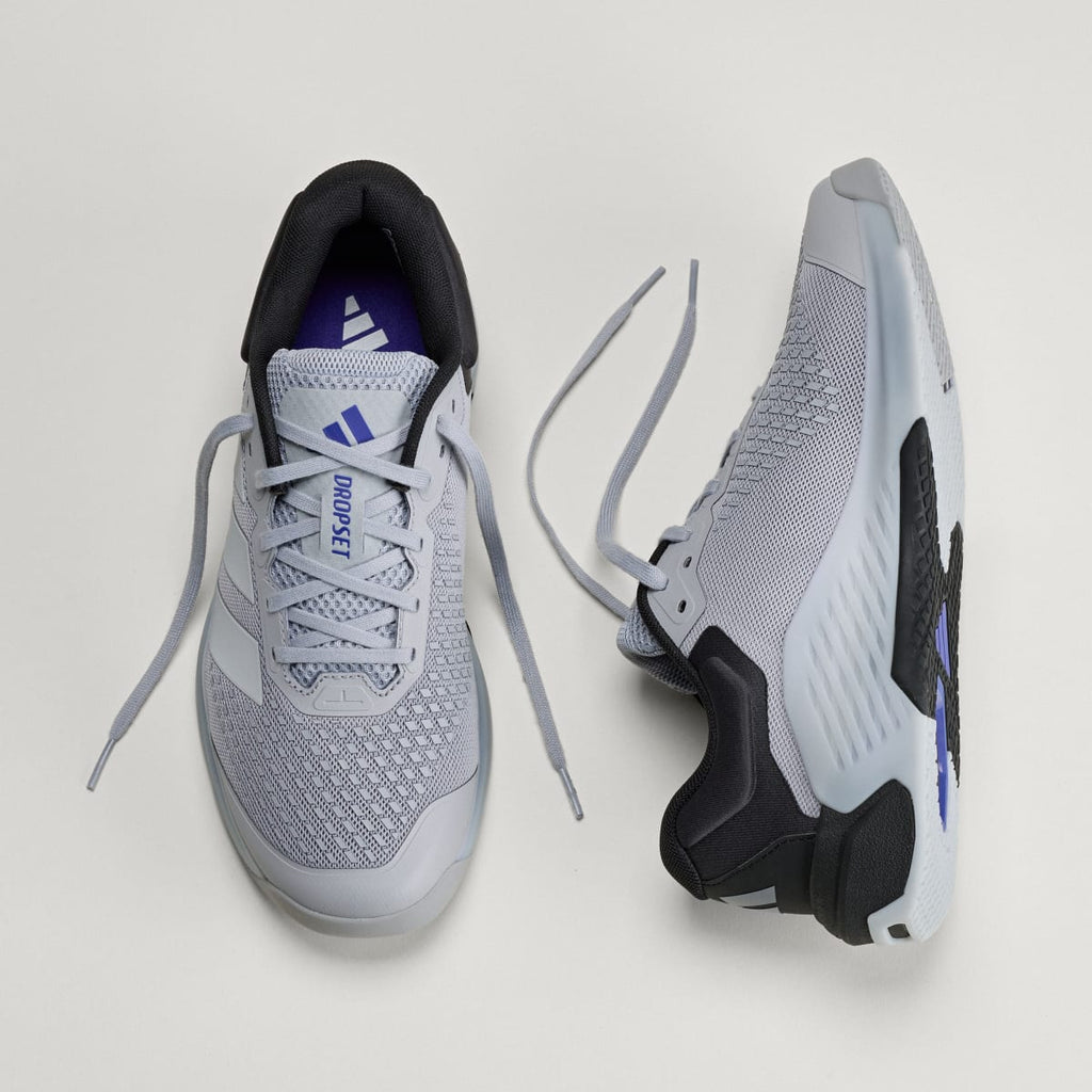 Adidas Men's Dropset 4 Training Shoes - Halo Silver / Cloud White / Core Black - Image 4