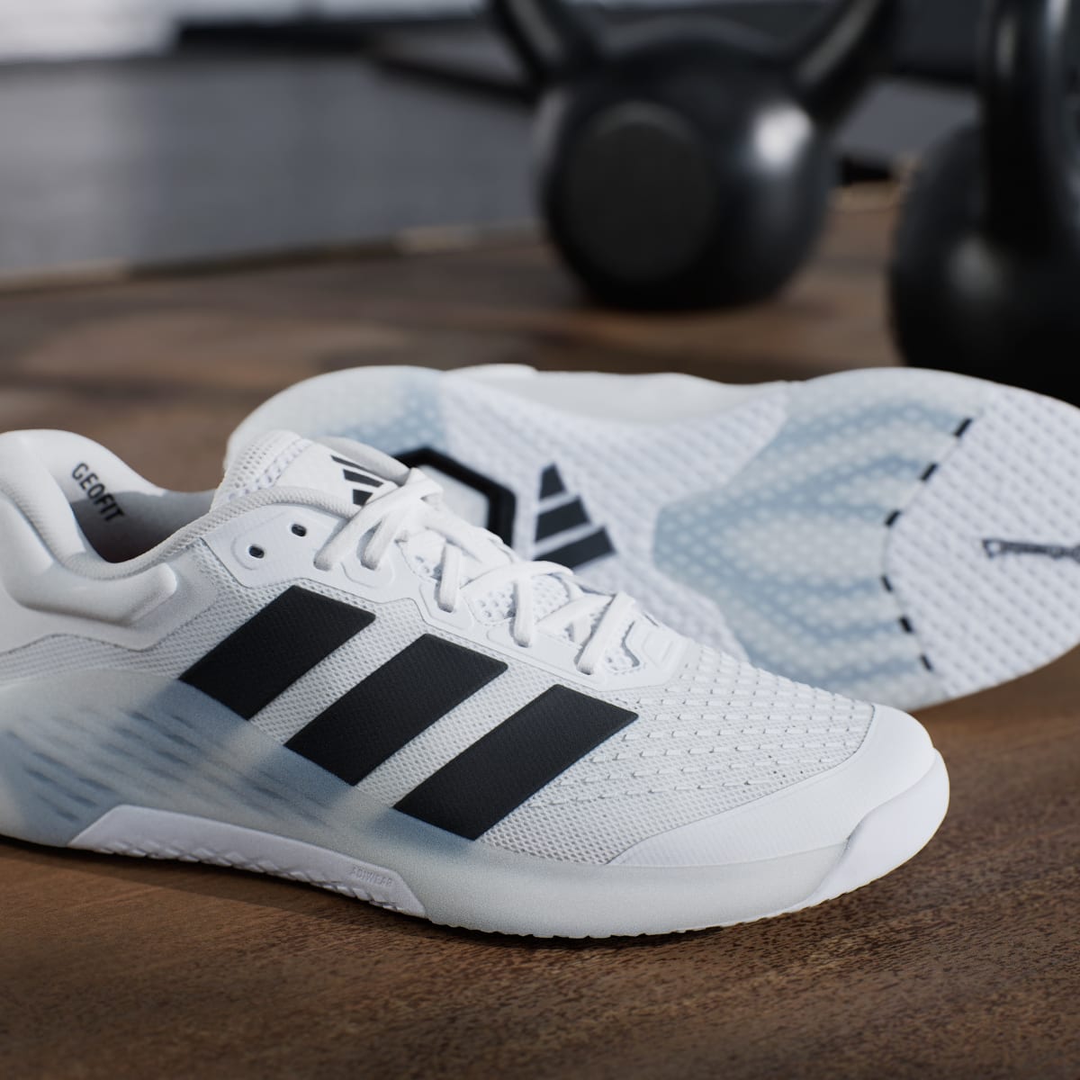 Adidas Men's Dropset 4 Training Shoes - Cloud White / Core Black / Lucid Red - Image 11