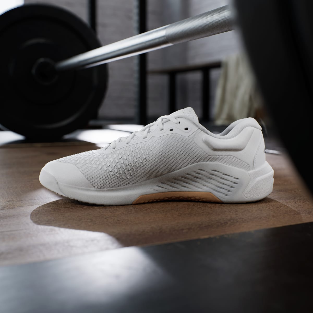 Adidas Men's Dropset 4 Training Shoes - Cloud White / Halo Silver / Cloud White - Image 7