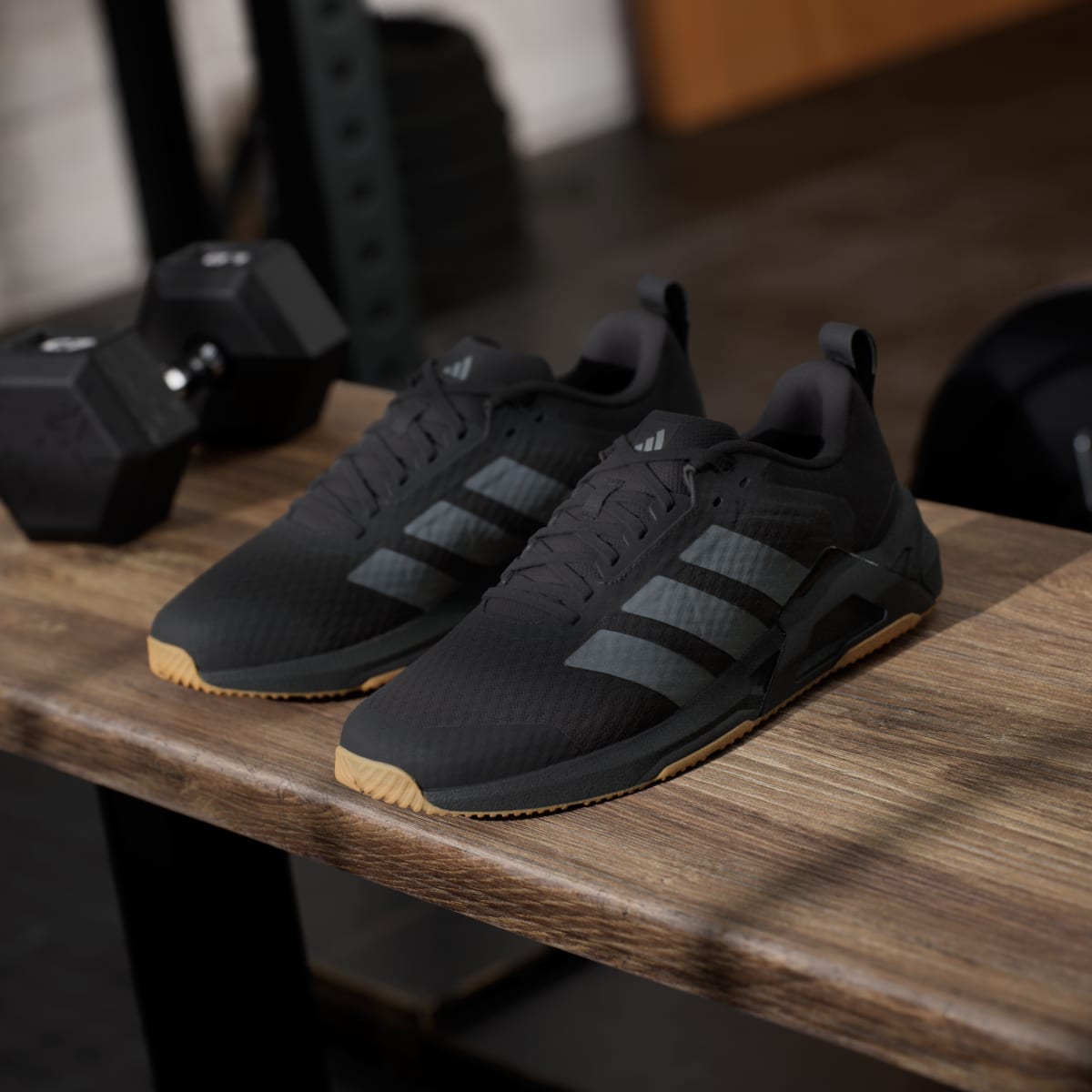Adidas Men's Dropset Control Training Shoes - Core Black / Grey Four / Core Black - Image 5