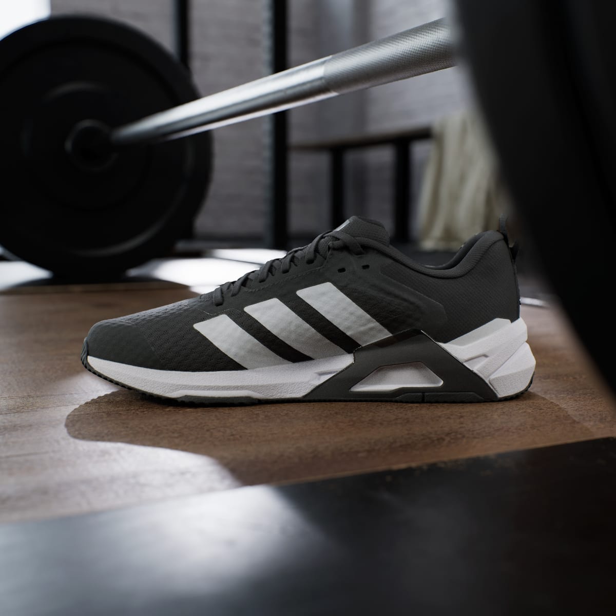 Adidas Men's Dropset Control Training Shoes - Core Black / Cloud White / Lucid Red - Image 7
