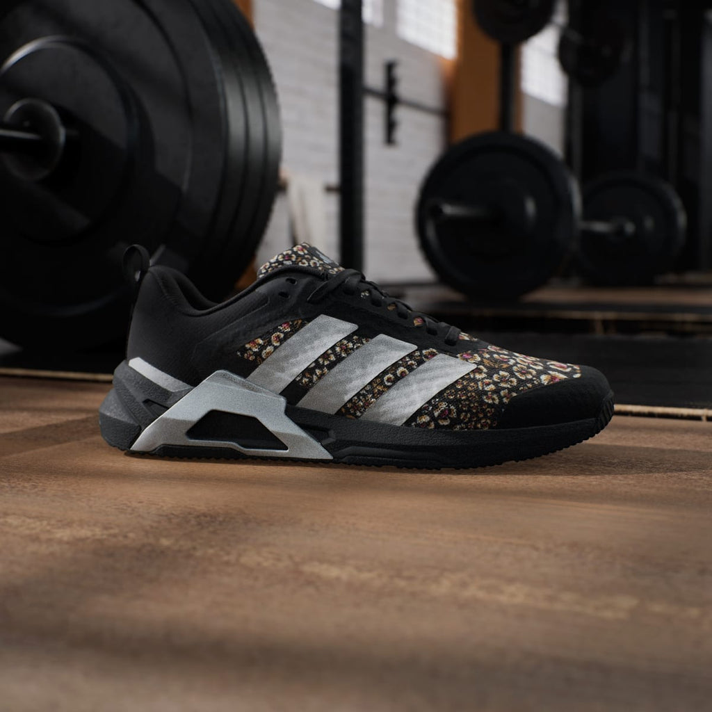 Adidas Women's Dropset Control Training Shoes - Core Black / Tech Grey Metallic / Cloud White - Image 2
