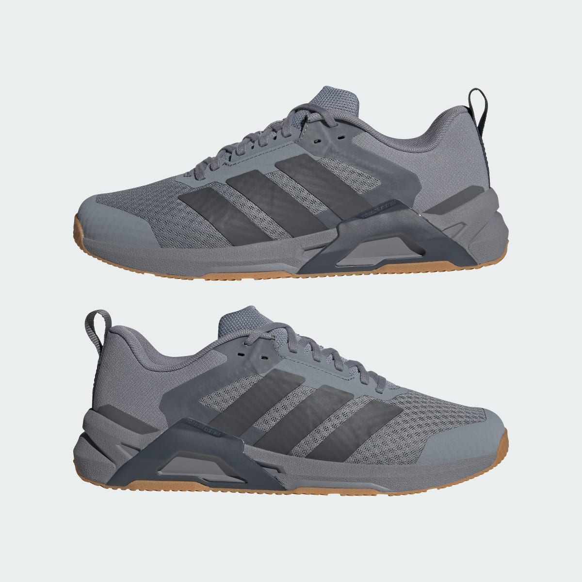 Adidas Men's Dropset Control Training Shoes - Grey / Grey Five / Core Black - Image 7