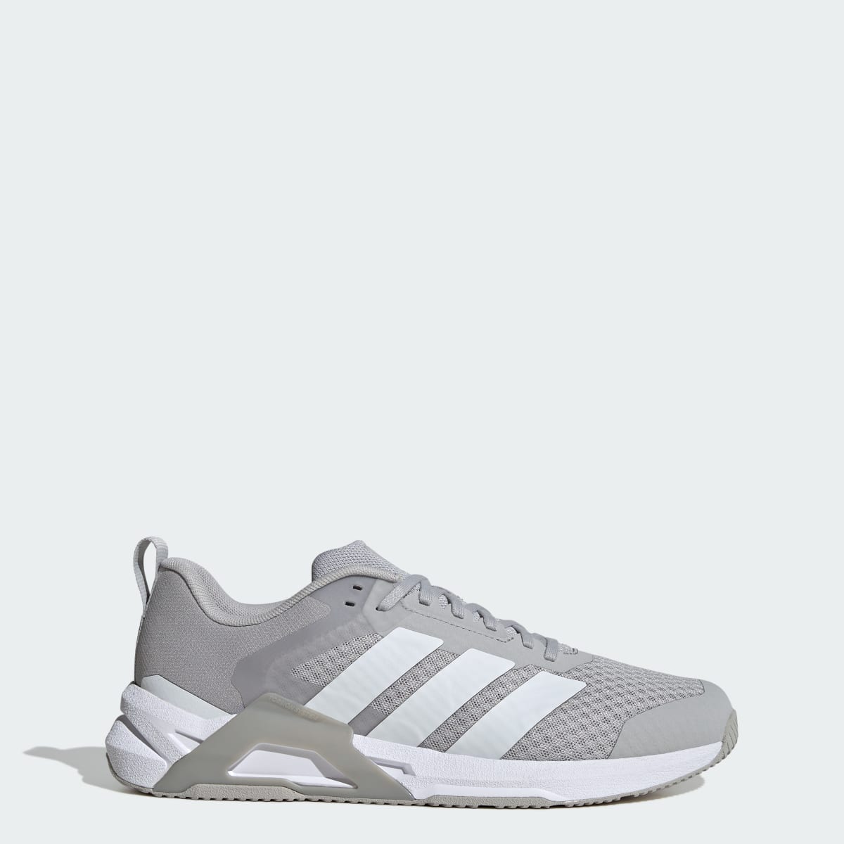 Adidas Men's Dropset Control Training Shoes - Grey Two / Cloud White / Cloud White - Image 1