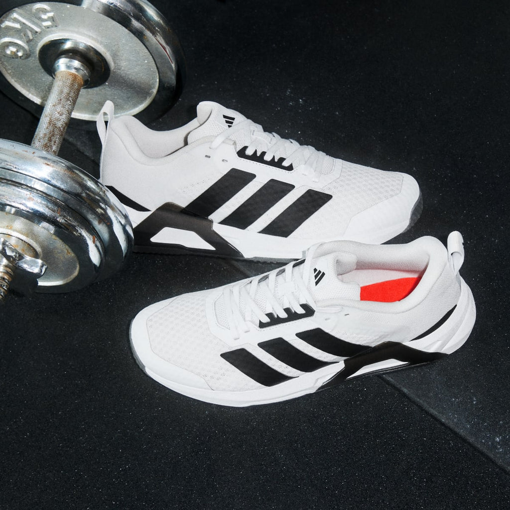 Adidas Men's Dropset Control Training Shoes - Cloud White / Core Black / Lucid Red - Image 14