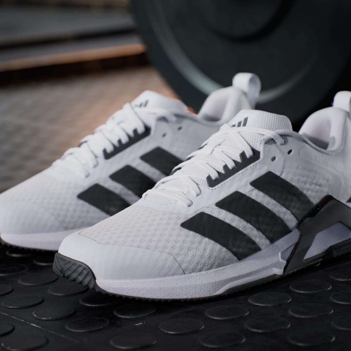 Adidas Men's Dropset Control Training Shoes - Cloud White / Core Black / Lucid Red - Image 9