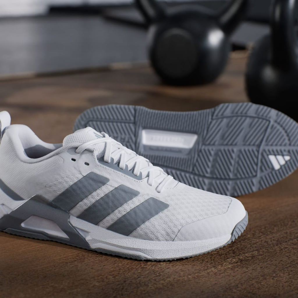 Adidas Women's Dropset Control Training Shoes - Cloud White / Grey / Lucid Red - Image 11