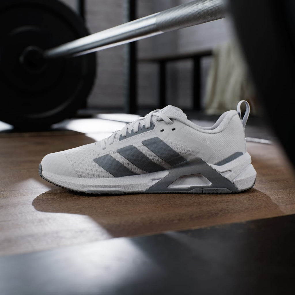 Adidas Women's Dropset Control Training Shoes - Cloud White / Grey / Lucid Red - Image 7
