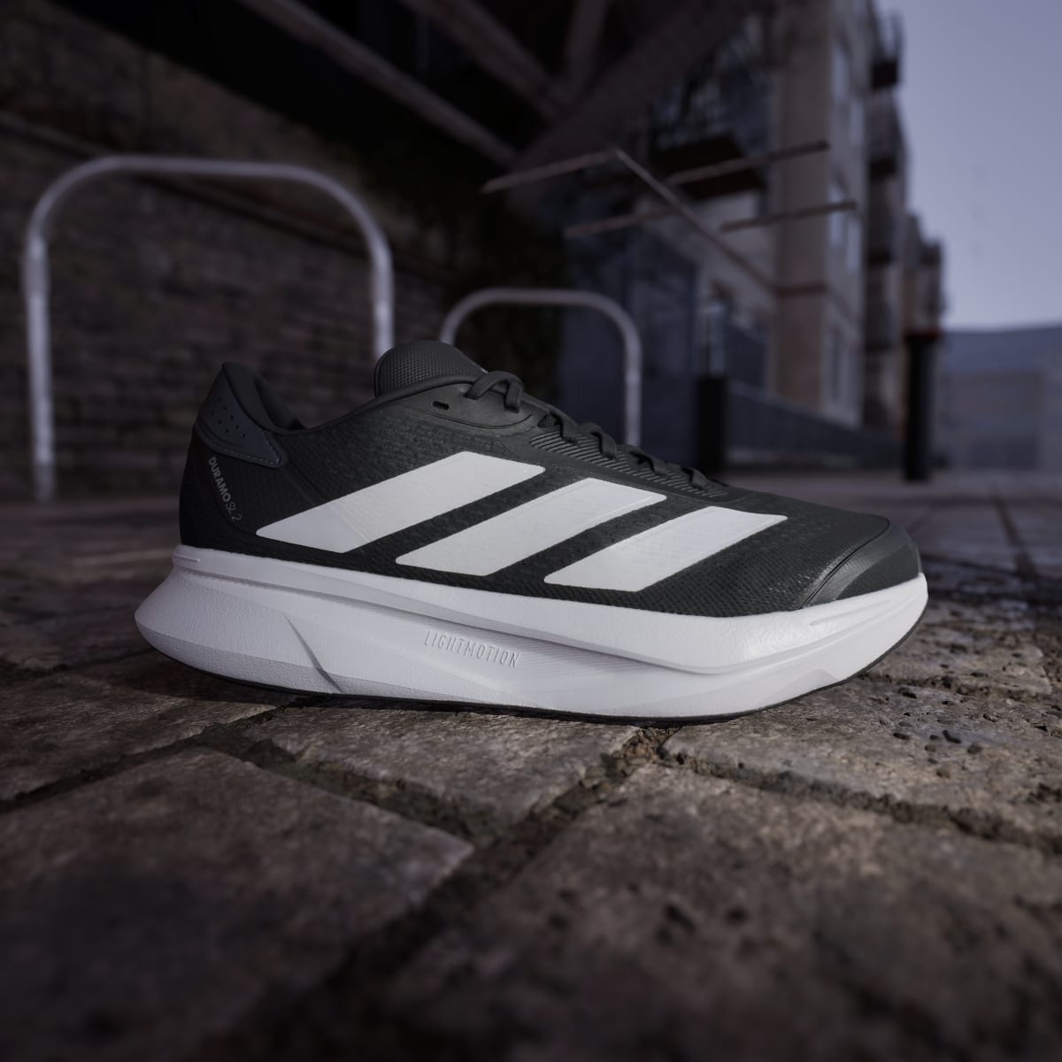 Adidas Men's Duramo SL 2 Running Shoes - Core Black / Cloud White / Grey Five - Image 3