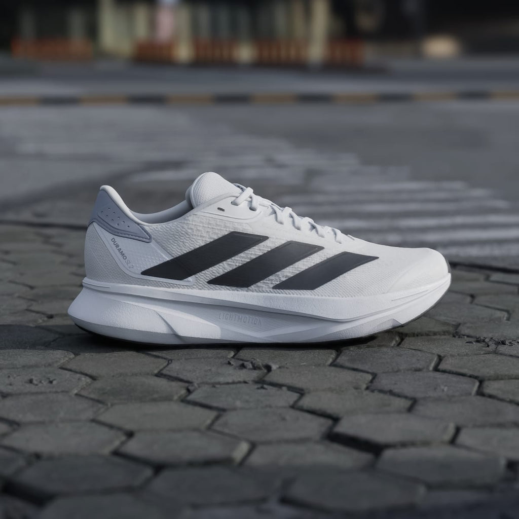 Adidas Men's Duramo SL 2 Running Shoes - Cloud White / Core Black / Halo Silver - Image 3