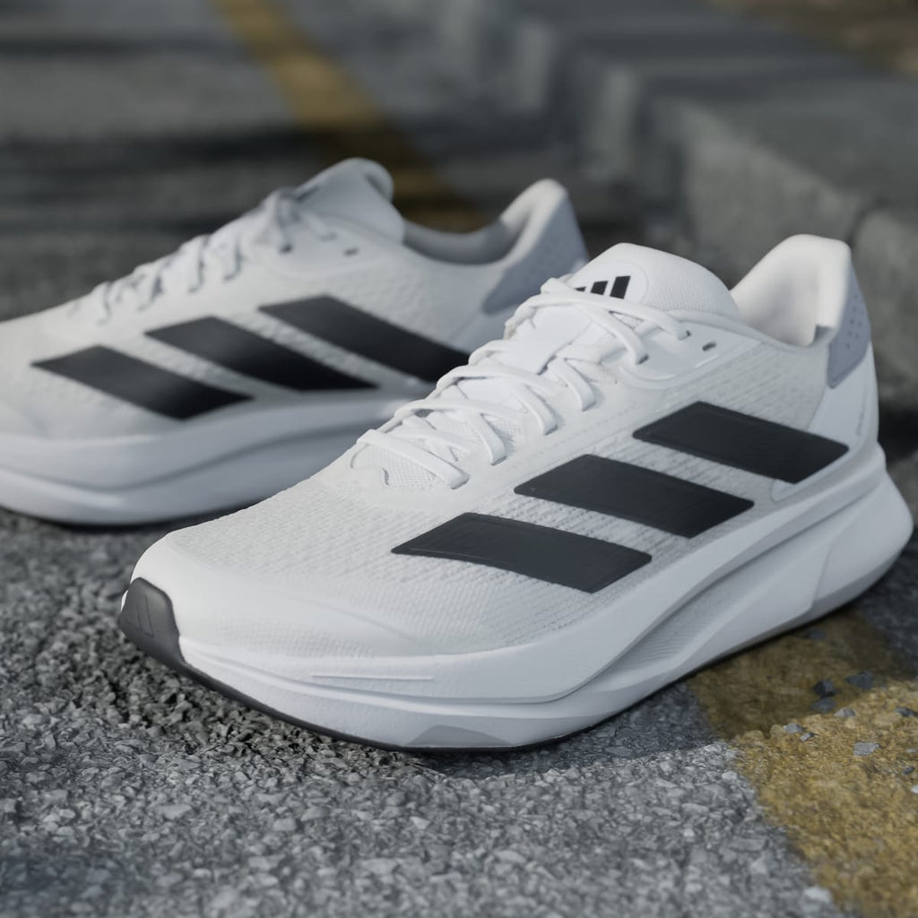 Adidas Men's Duramo SL 2 Running Shoes - Cloud White / Core Black / Halo Silver - Image 9