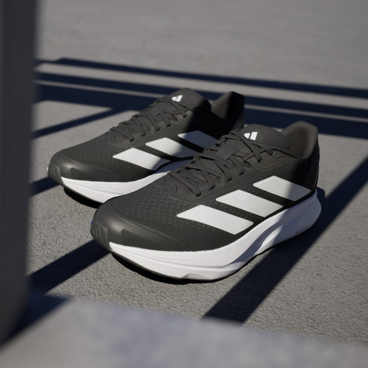 Adidas Men's Duramo SL 2 Wide Running Shoes - Core Black / Cloud White / Grey Five - Image 8