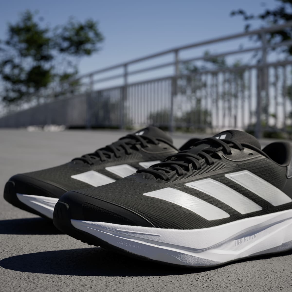 Adidas Men's Duramo SL 2 Wide Running Shoes - Core Black / Cloud White / Grey Five - Image 9