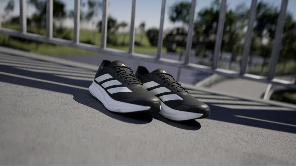 Adidas Men's Duramo SL 2 Wide Running Shoes - Core Black / Cloud White / Grey Five - Image 2