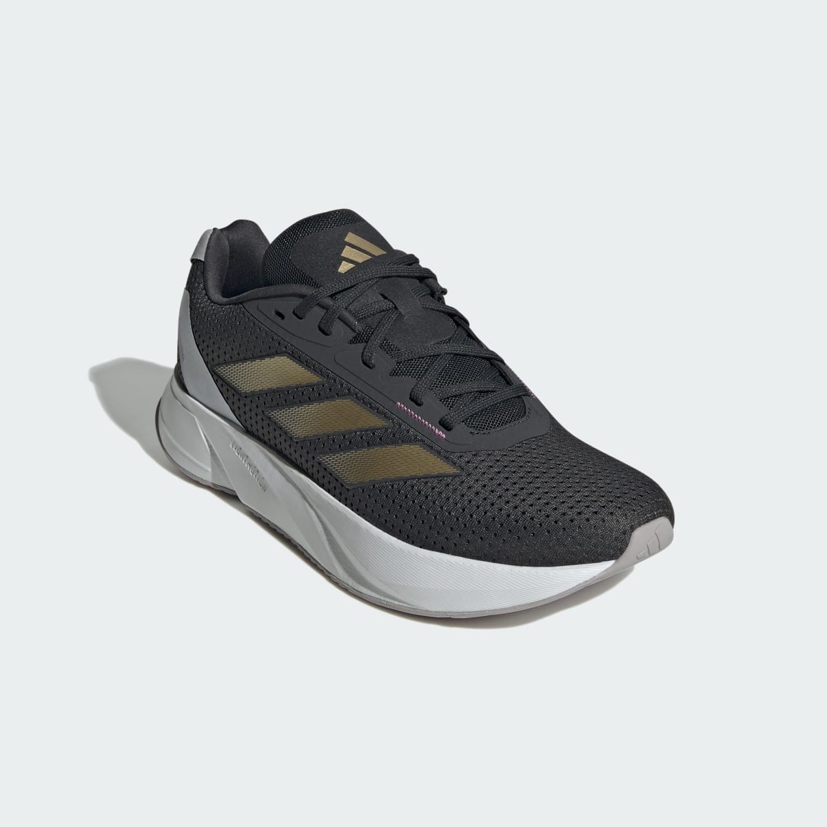 Adidas Women's Duramo SL Shoes - Carbon / Gold Metallic / Preloved Purple - Image 4