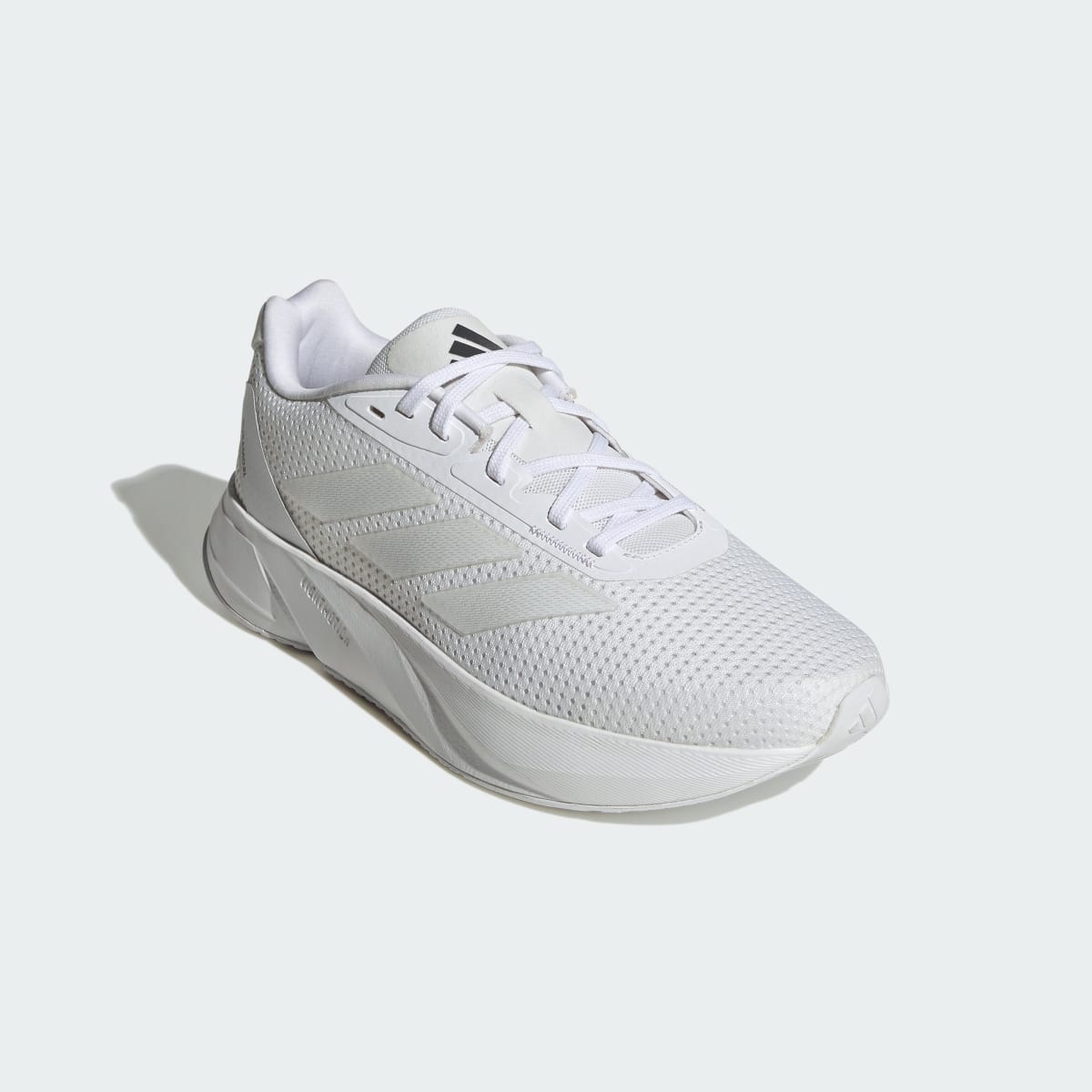 Adidas Women's Duramo SL Wide Running Shoes - Cloud White / Cloud White / Grey Five - Image 4