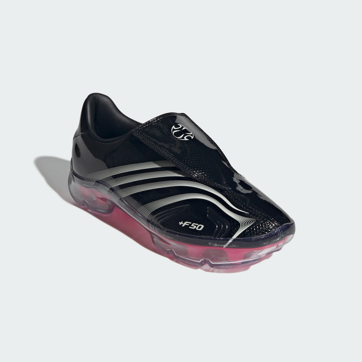 Adidas Women's F50 ADIFRAME SHOES - Core Black / Zero Metalic / Lucid Pink - Image 4