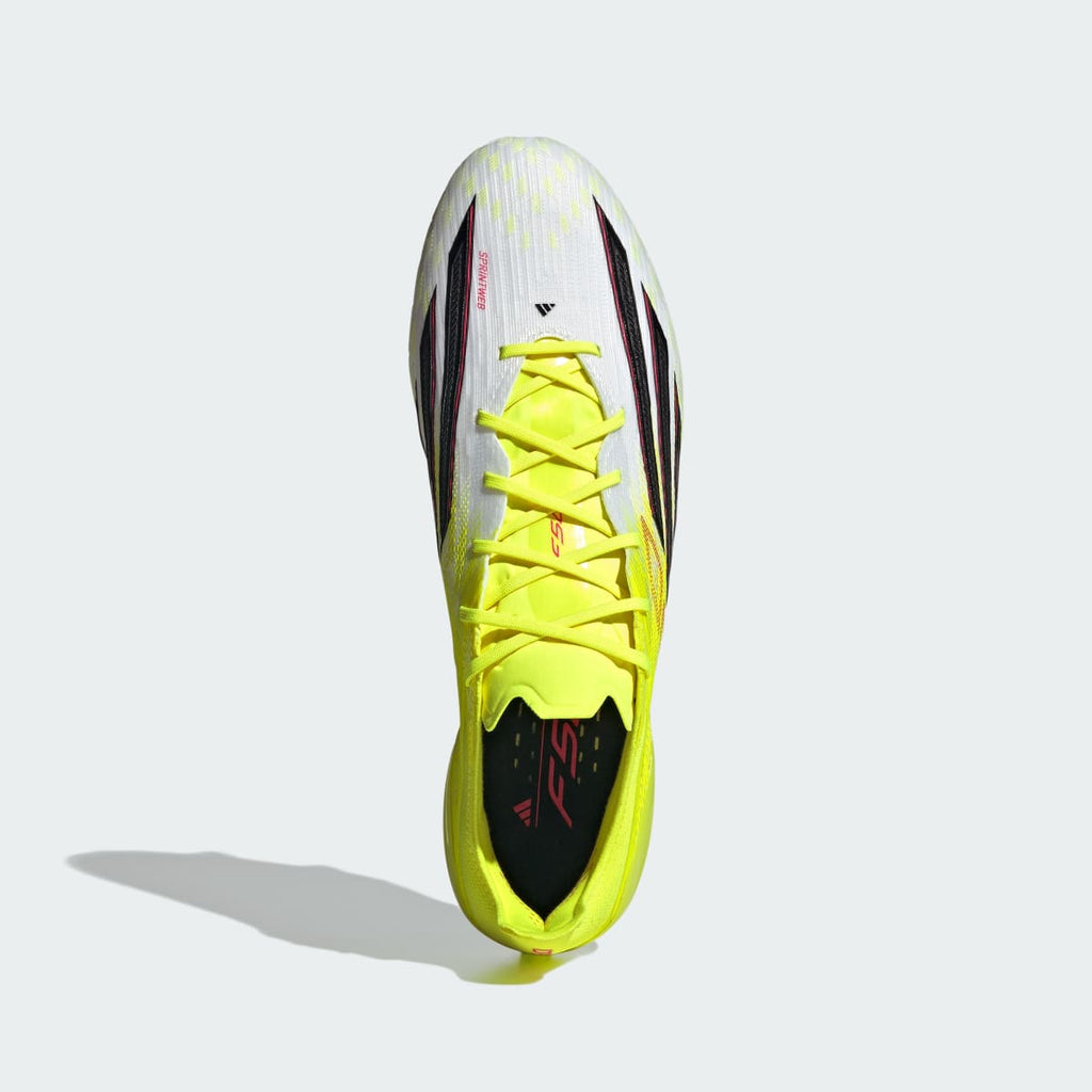 Adidas Women's F50 ELITE Soft Ground Soccer Cleats - Team Solar Yellow 2 / Core Black / Lucid Red - Image 3