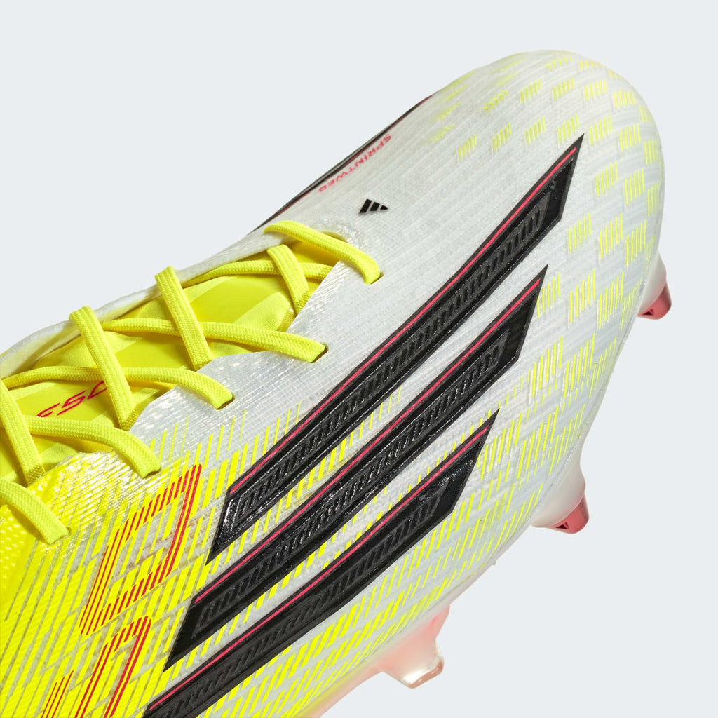 Adidas Women's F50 ELITE Soft Ground Soccer Cleats - Team Solar Yellow 2 / Core Black / Lucid Red - Image 11