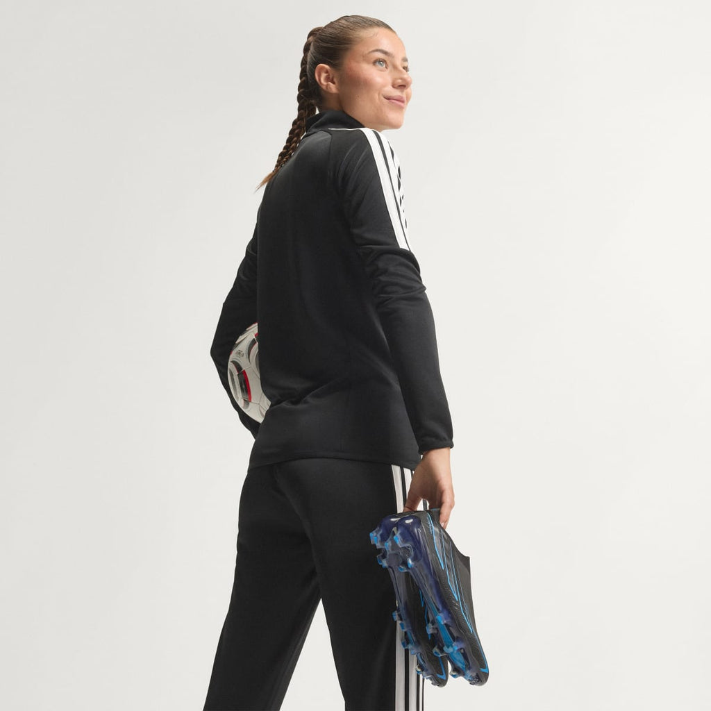 Adidas Women's F50 HYPERFAST ELITE Laceless Firm Ground Cleats - Core Black / Core Black / Lucid Ray Blue - Image 10