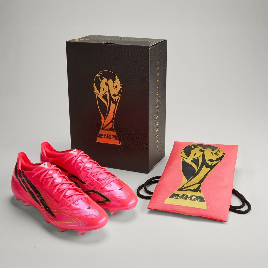 Adidas Women's F50 Hyperfast EVO Firm Ground Soccer Cleats - Solar Turbo / Core Black / Gold Metallic - Image 11