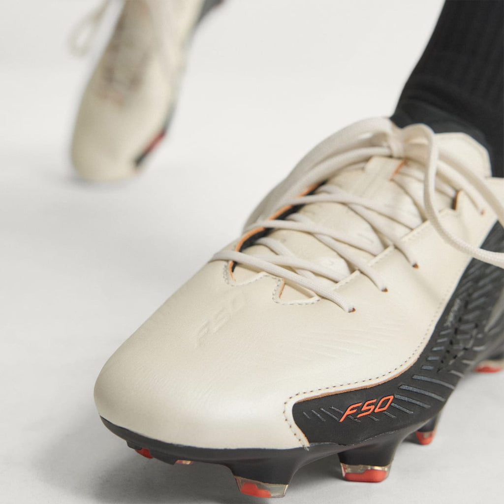Adidas Women's F50 Hyperfast Elite L-TECH Firm Ground Cleats - Zero Metalic / Core Black / Solar Orange - Image 6