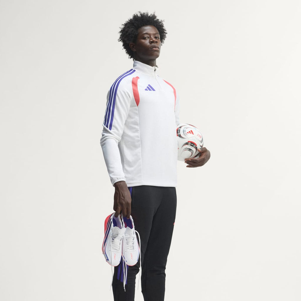 Adidas Women's F50 Hyperfast League Firm Ground Soccer Cleats - Cloud White / Solar Purple / Solar Turbo - Image 10