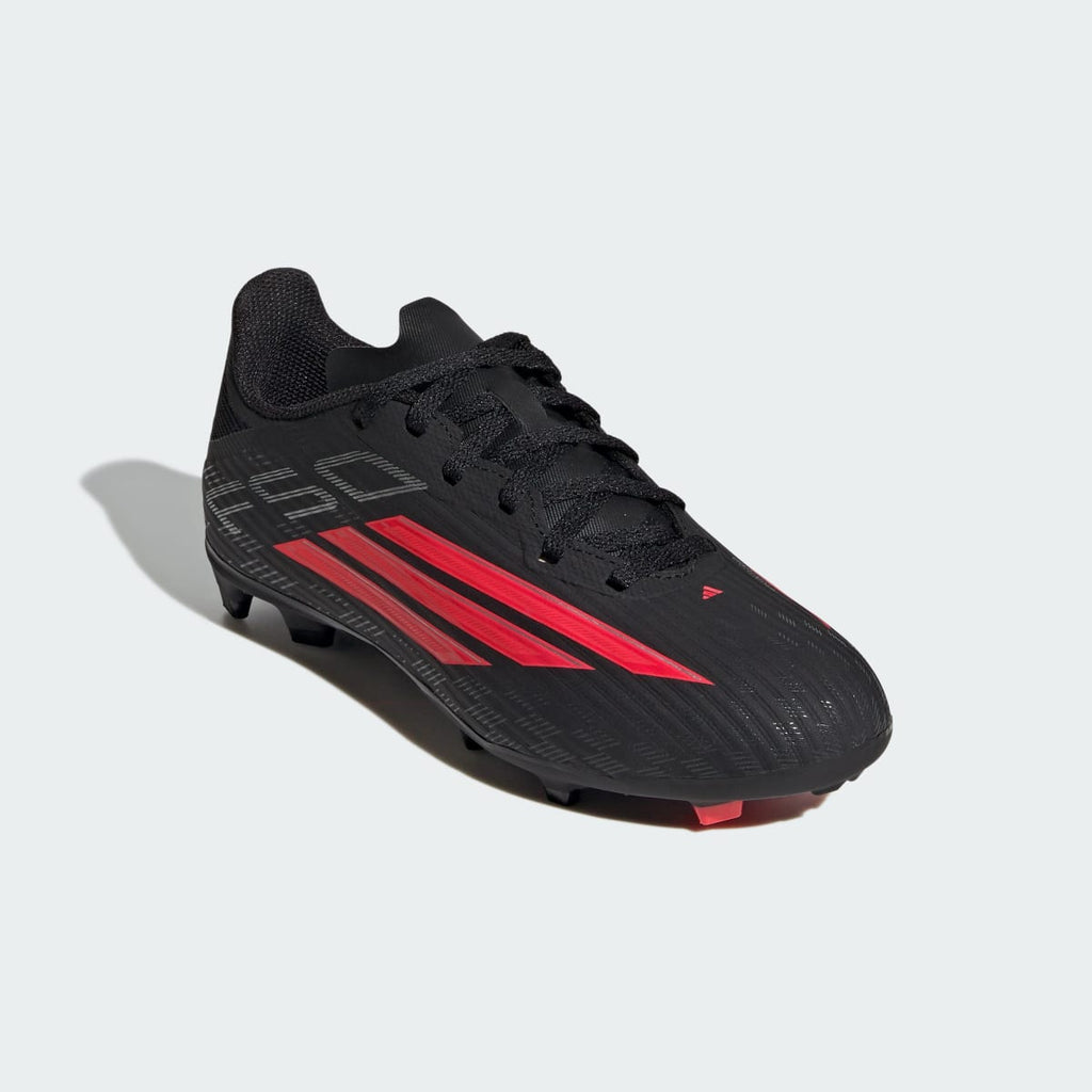 Adidas Kids' F50 LEAGUE Firm Ground / Multi Ground Soccer Cleats Kids - Core Black / Lucid Red / Core Black - Image 5